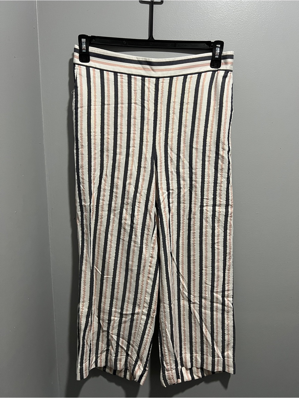 LOFT Striped Pull-On Pants